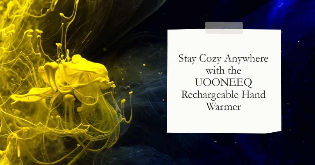 Stay Cozy Anywhere with the UOONEEQ Rechargeable Hand Warmer 1 | UooneeQ™ Technologies Stay Cozy Anywhere with the UOONEEQ Rechargeable Hand Warmer