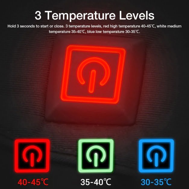 UooneeQ™ Rechargeable Heated Gloves 2.0 5 | UooneeQ™ Technologies UooneeQ Heated Gloves 4000 mAH