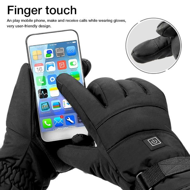 UooneeQ™ Rechargeable Heated Gloves 2.0 7 | UooneeQ™ Technologies UooneeQ Heated Gloves Touch Screen design 2