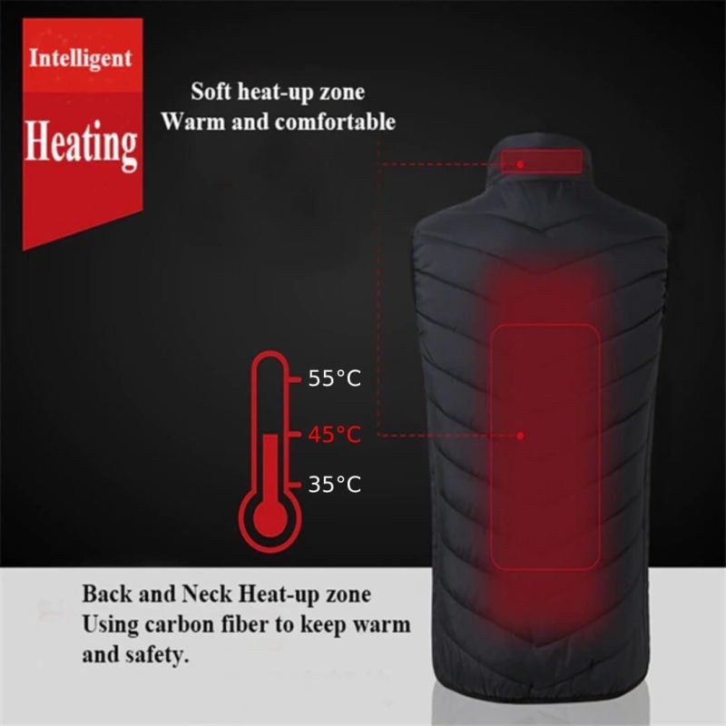UooneeQ™ Rechargeable Heated Vest - Image 4