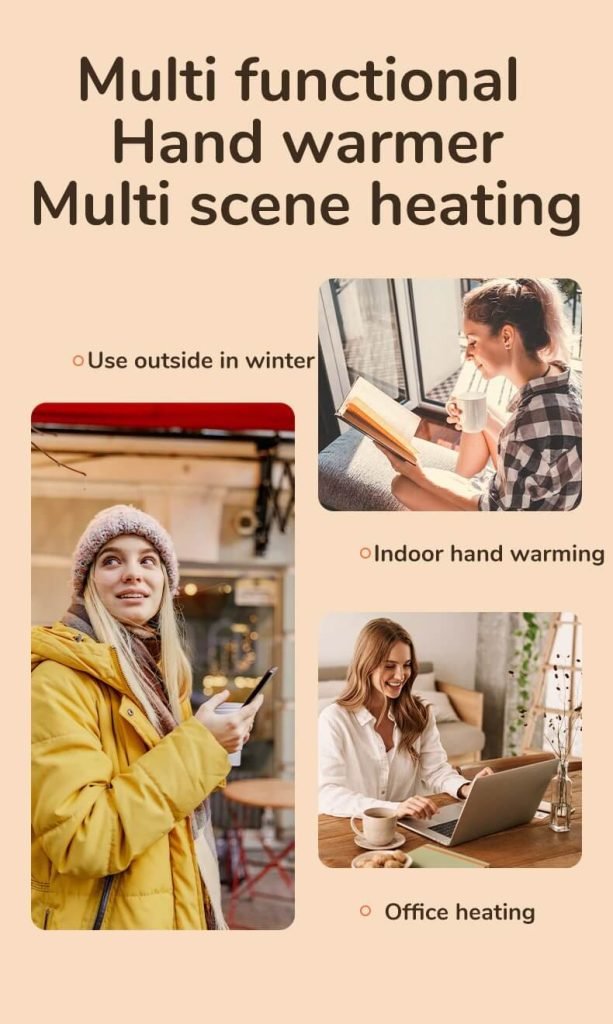 UooneeQ™ Rechargeable Hand Warmer with Portable Power Bank 17 | UooneeQ™ Technologies Rechargeable Hand Warmer with Power bank (21)