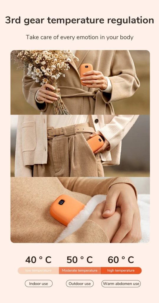 UooneeQ™ Rechargeable Hand Warmer with Portable Power Bank 12 | UooneeQ™ Technologies Rechargeable Hand Warmer with Power bank