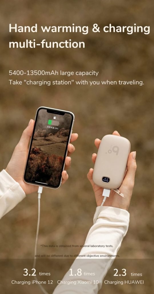 UooneeQ™ Rechargeable Hand Warmer with Portable Power Bank 16 | UooneeQ™ Technologies Rechargeable Hand Warmer with Power bank (21)