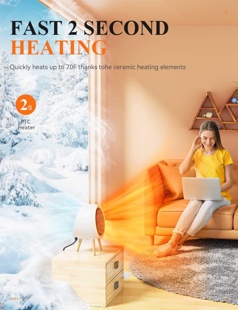 UooneeQ™ Portable Space Heater 10 | UooneeQ™ Technologies UooneeQ Portable electric space heater (15)