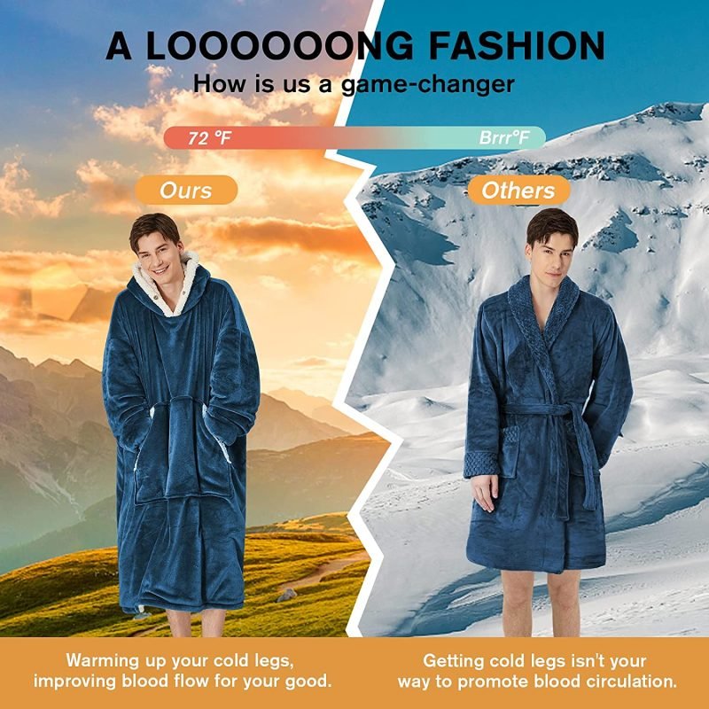 UooneeQ™ Wearable Blanket Hoodie - Image 10