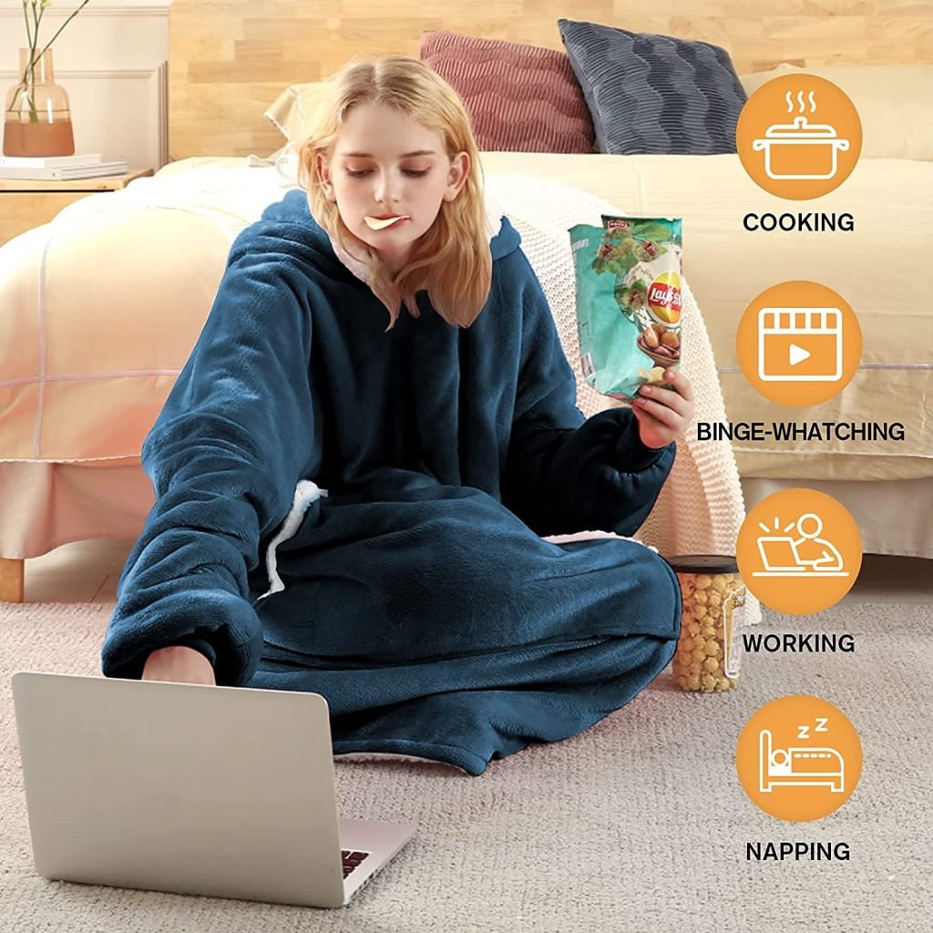 UooneeQ™ Wearable Blanket Hoodie 18 | UooneeQ™ Technologies Wearable Blanket Hoodie (120)